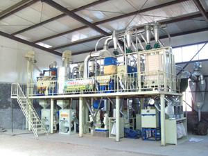 30T corn flour milling plant