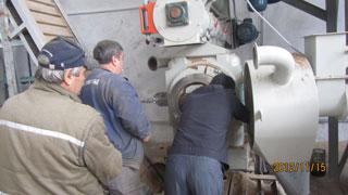 Install the Pellet Mill