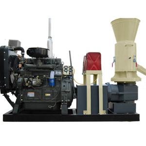 portable pellet mill with diesel engine